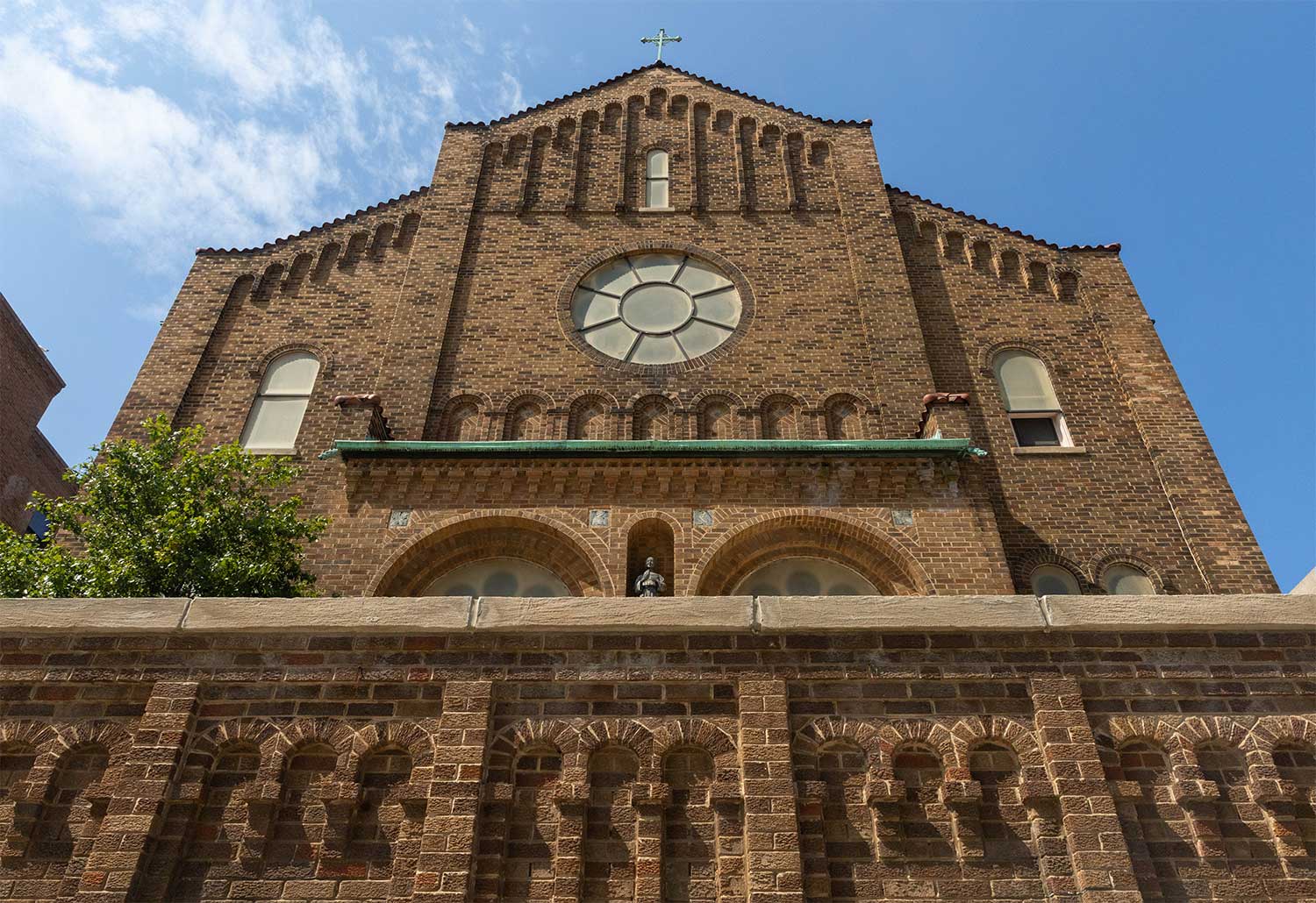 st benedict the moor chapel exterior south facade
